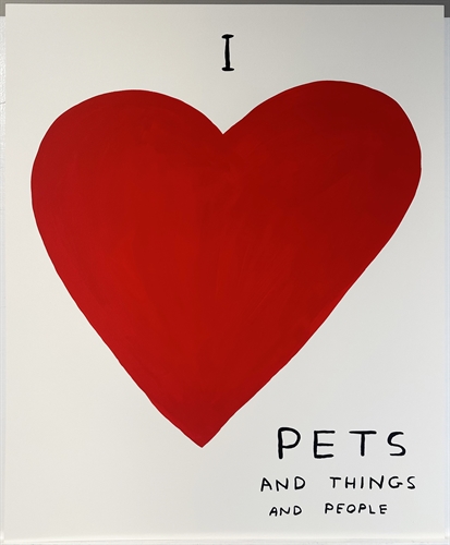 I Love... by David Shrigley on artnet Auctions