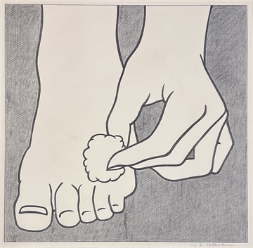 Foot Medication Poster by Roy Lichtenstein
