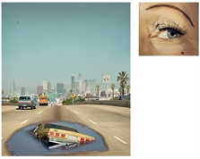 2 pm, Interstate 110 and Eye #6 (Sinkhole) from Compulsion by Alex Prager