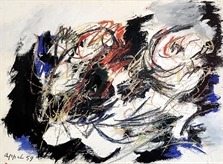 Paysage Humaine by Karel Appel