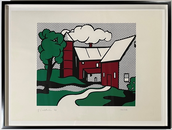 Red Barn by Roy Lichtenstein