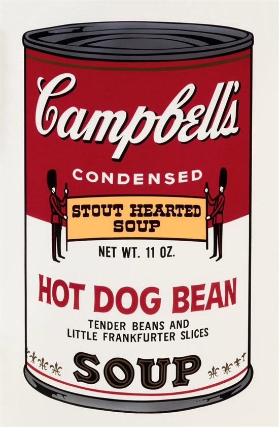 Hot Dog Bean (from Campbell's Soup II) by Andy Warhol