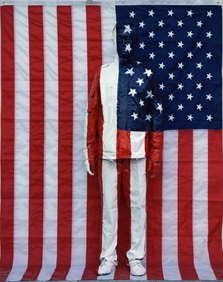 No. 62 American Flag (from Hiding in the City) by Liu Bolin