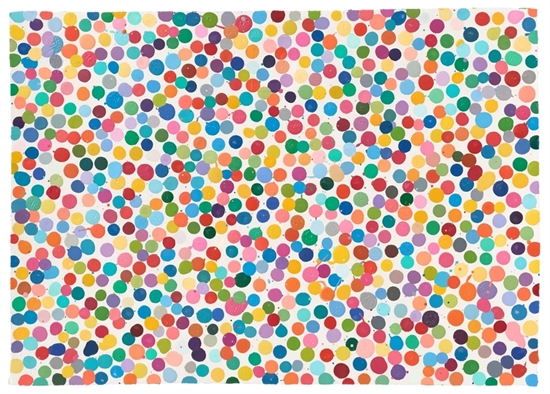 3139. Carefully to see the truth (from The Currency) by Damien Hirst