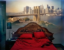 Camera Obscura: View of the Brooklyn Bridge in Bedroom by Abelardo Morell