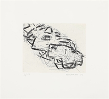 Head of Julia by Frank Auerbach