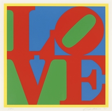 Heliotherapy Love by Robert Indiana