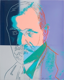 Sigmund Freud (from Ten Portraits of Jews of the Twentieth Century) by Andy Warhol