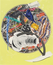 The Whale as a Dish (from Waves II) by Frank Stella