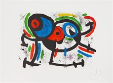 La Triple Roue II (from Allegro Vivace) by Joan Miró