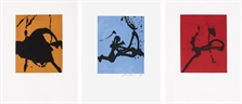 Gesture I, III, and IV (State I): three works by Robert Motherwell