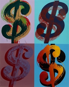 $ (Quadrant) by Andy Warhol