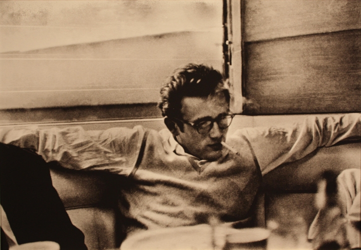 James Dean at Googie's Diner, Hollywood, May 1955 by Phil Stern on