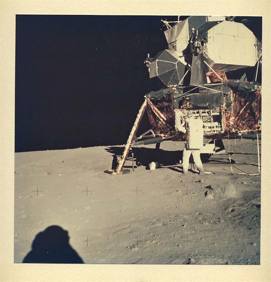 US Astronaut at Lunar Module, 1969 by Neil Armstrong on artnet Auctions