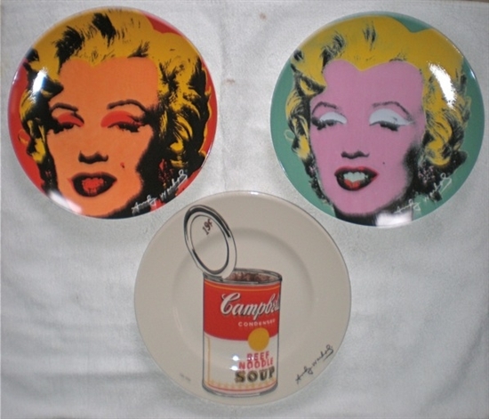 Three Pop Plates 2 Marilyn Monroe Soup Can By Andy Warhol On Artnet Auctions 0065