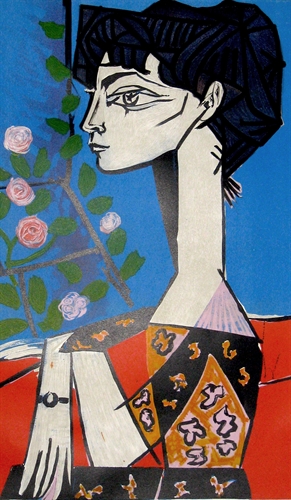 Jacqueline with Flowers (Painters and Witnesses) by Pablo Picasso on ...