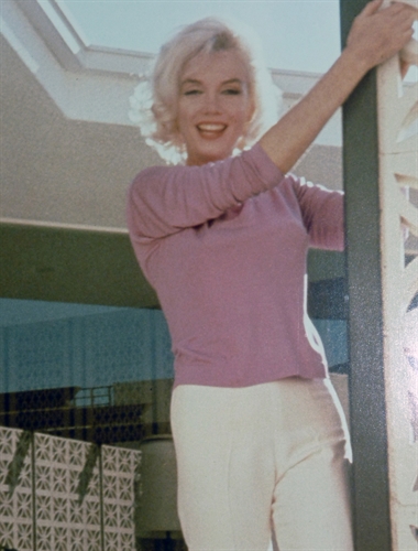 Marilyn's Pucci blouse worn during her George Barris photo shoot, 1962.  This is a favorite of mi…