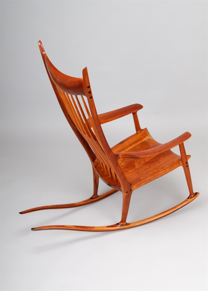 A Rare And Important Cherry Rocking Chair By Sam Maloof On Artnet Auctions