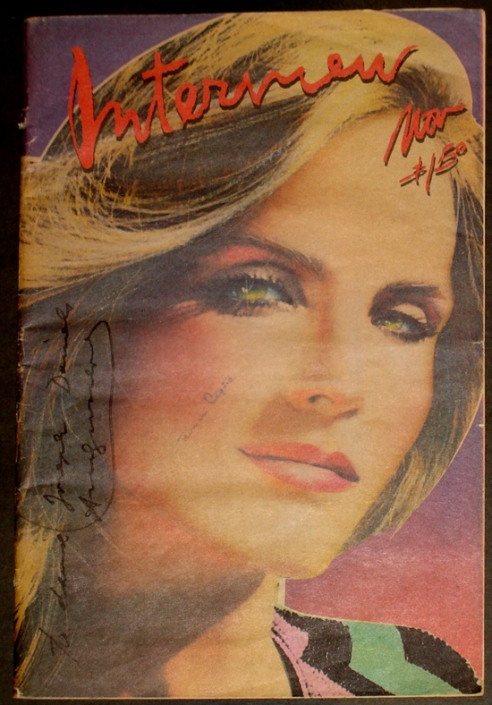 Interview Magazine Nov. 1979, signed by Warhol and Truman Capote by ...