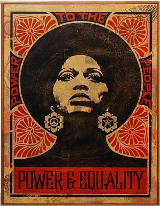 Power & Equality HPM by Shepard Fairey on artnet Auctions