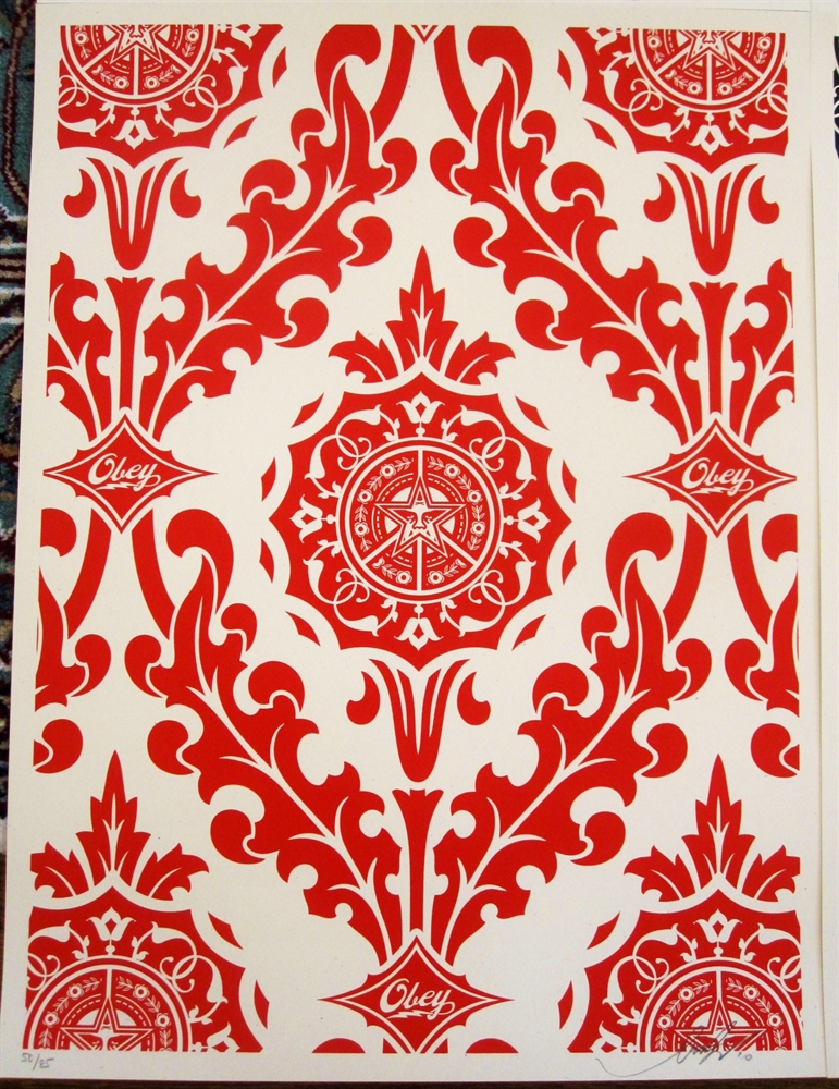 Parlor Pattern by Shepard Fairey on artnet Auctions