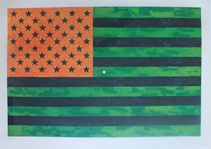 jasper johns flag meaning Jasper by (Moratorium) artnet on Auctions Johns Flag