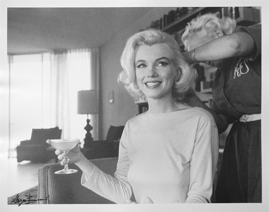 Marilyn Monroe with Champagne by George Barris on artnet Auctions