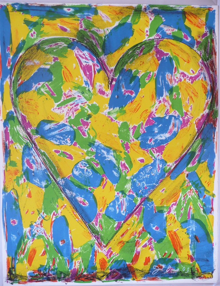 The Blue Heart by Jim Dine on Auctions