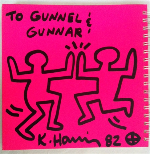 keith haring dancing figures