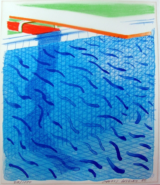 Paper Pools by David Hockney on Auctions
