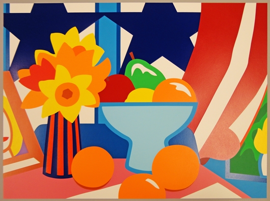 Still Life with Red Blowing Curtain by Tom Wesselmann on artnet Auctions