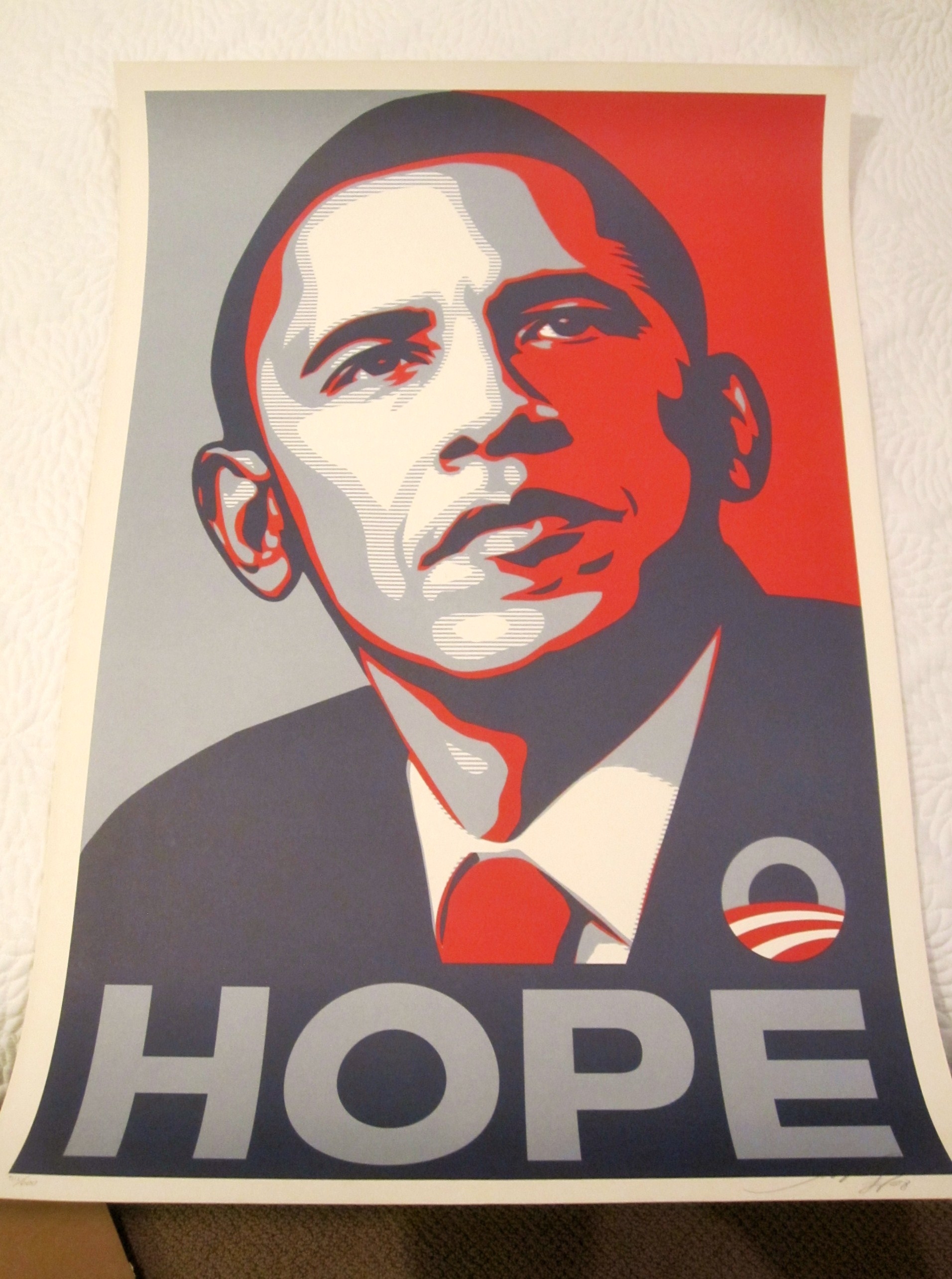 Hope by Shepard Fairey on artnet Auctions