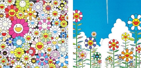 Flowers from the village of Ponkotan by Takashi Murakami