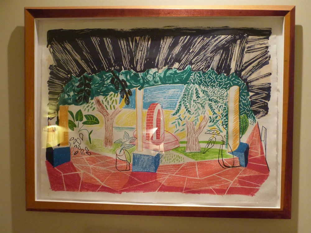 View Of Hotel Well I From Moving Focus Series By David Hockney On View Of Hotel Well I From Moving Focus Series By David Hockney On