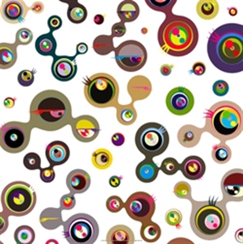 Jellyfish Eyes - Black and Jellyfish Eyes - White 2 works by Takashi  Murakami on artnet