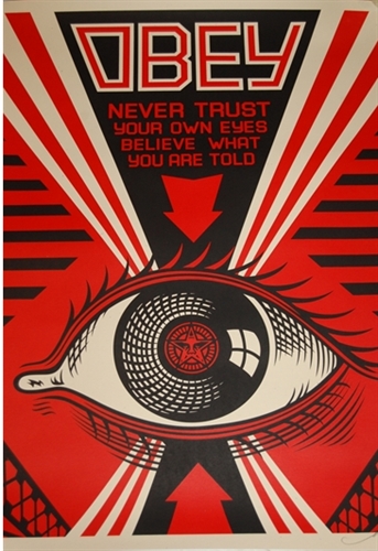 OBEY Megaphone + OBEY Eye (two prints) by Shepard Fairey on artnet Auctions