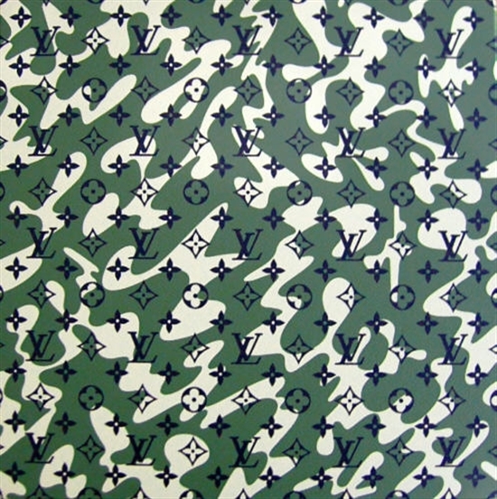 Monogramouflage (leather canvas) by Takashi Murakami on artnet Auctions