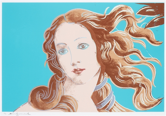 Details Of Renaissance Paintings Sandro Botticelli Birth Of Venus 1482 By Andy Warhol On