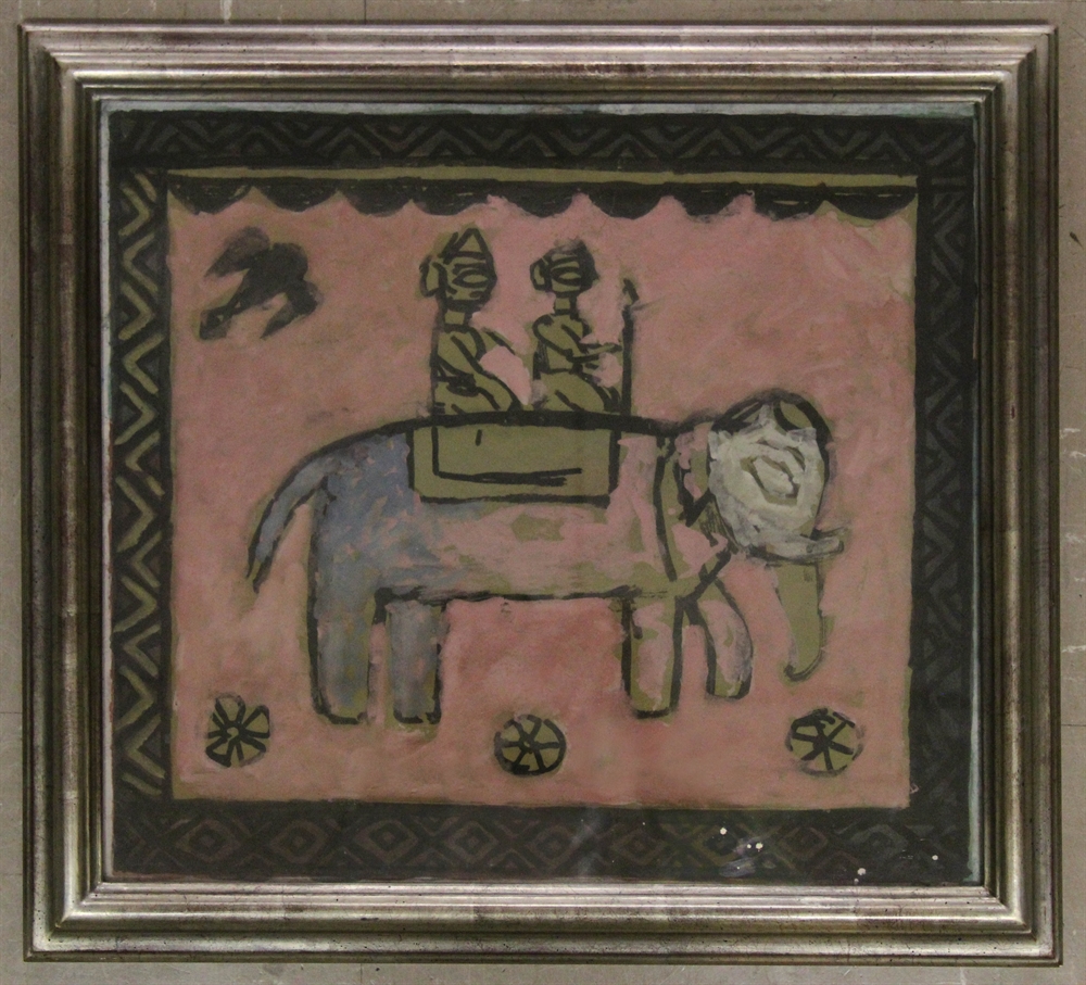 Untitled (Elephant) by Jamini Roy on Auctions