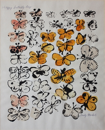 Happy Butterfly Day by Andy Warhol on artnet Auctions