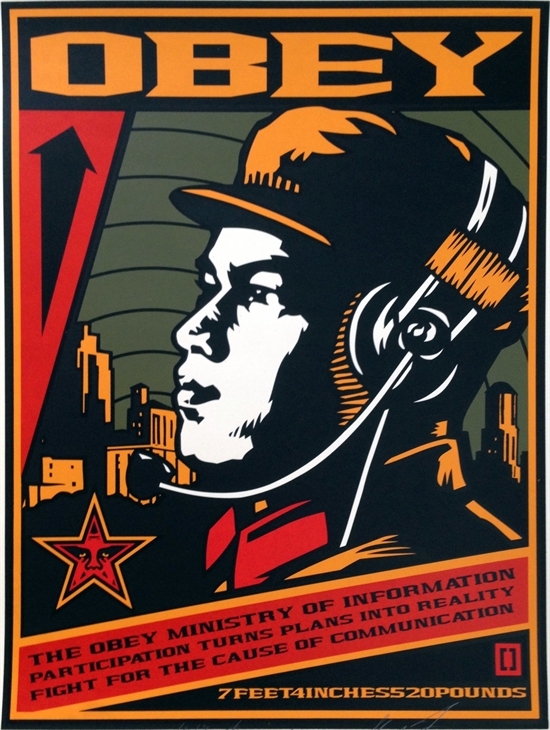 Ministry of Information by Shepard Fairey on artnet Auctions