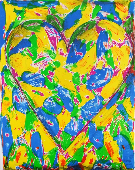 The Blue Heart by Jim Dine on Auctions