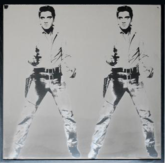 andy warhol silver elvis