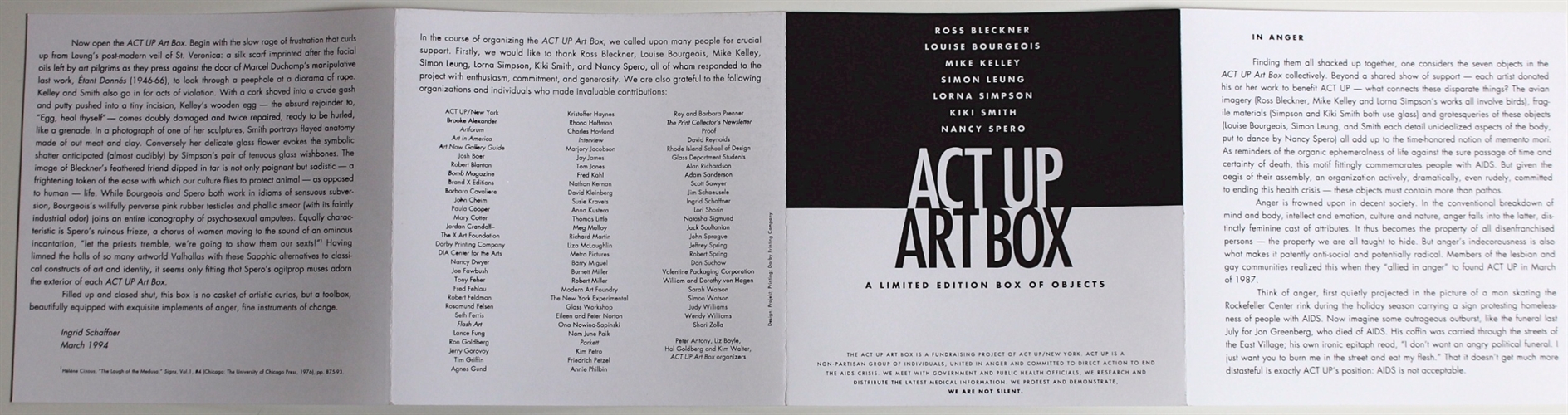 ACT UP Art Box by Various Artists on artnet