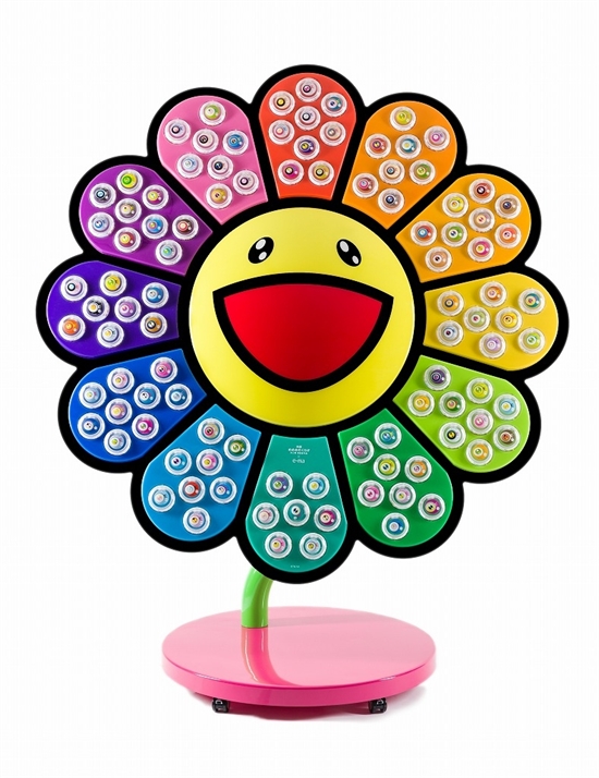 Jellyfish Eyes x e-ma Flower Stand Happy Rainbow by Takashi Jellyfish Eyes x e-ma Flower Stand Happy Rainbow by Takashi