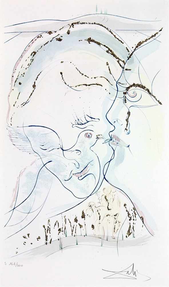 Song Of Songs Of Solomon Portfolio Of 12 Works By Salvador Dalí On