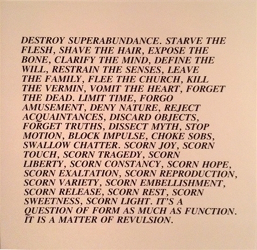 The apocalypse will blossom jenny holzer image