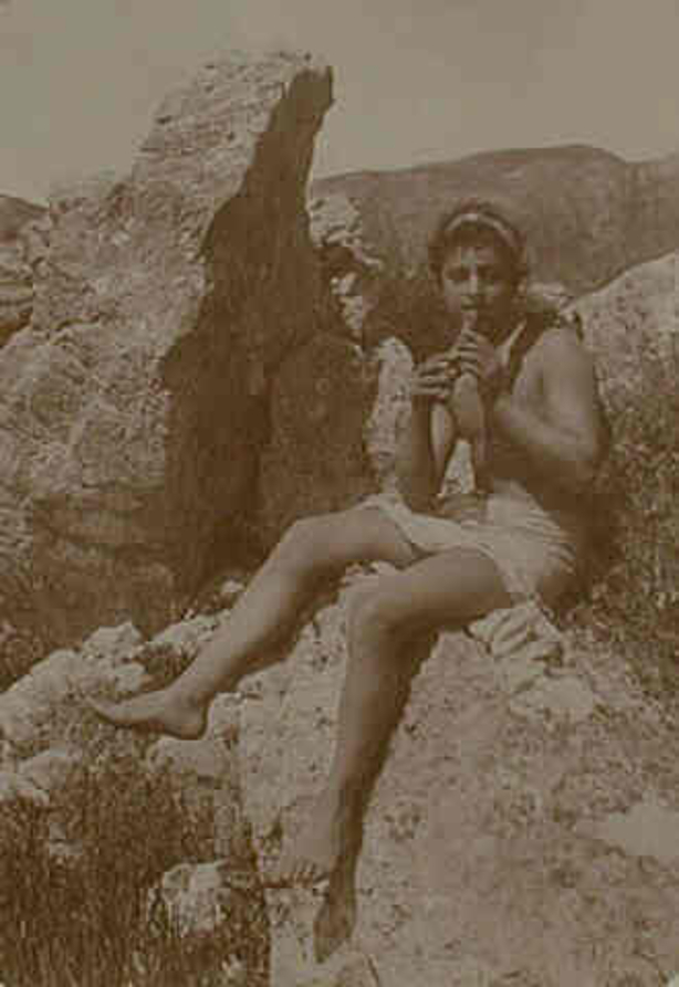 Sicilian girl with a bunch of grapes Photograph by Wilhelm Von Gloeden -  Fine Art America