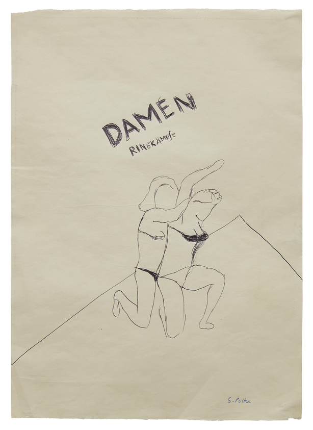 Untitled ("Damen Ringkämpfe")