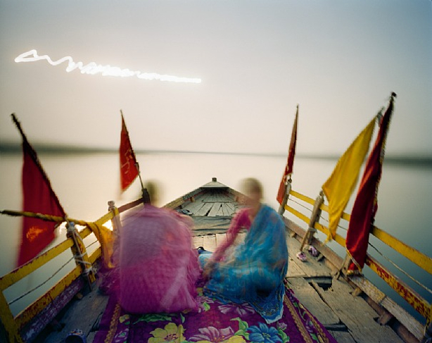 Water crossing yamuna river